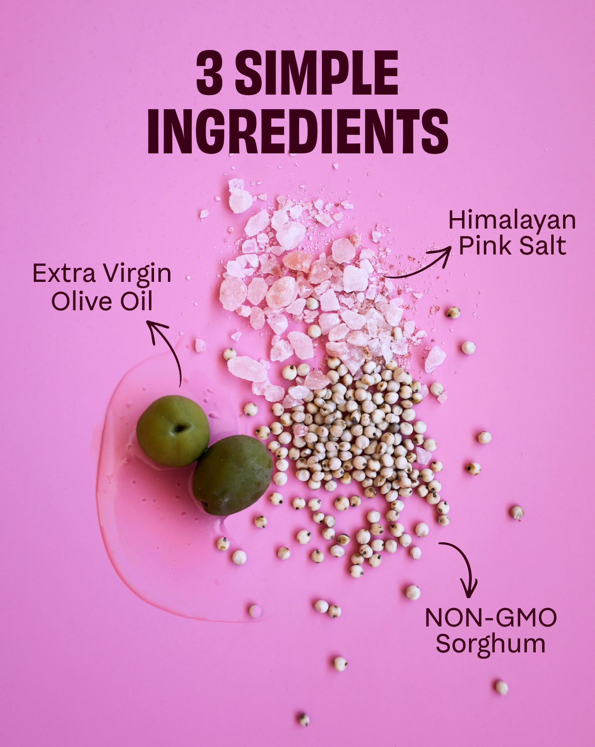 COB - Olive Oil & Pink Salt Popped Sorghum