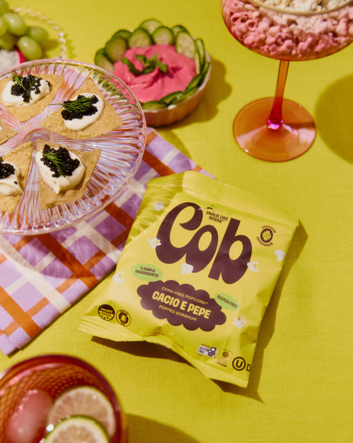 COB - Olive Oil & Pink Salt Popped Sorghum