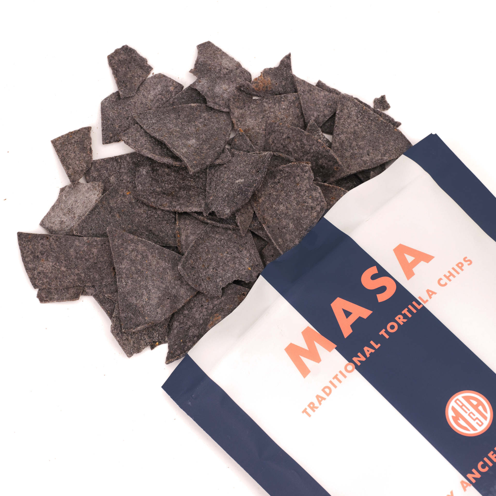 MASA Blue Heirloom Blue Corn Chips